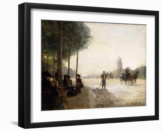 The Champs Elysees, Paris-Victor Gabriel Gilbert-Framed Giclee Print