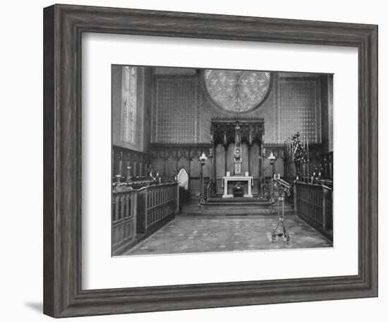 'The Chancel, Catholic Apostolic Church, Albury Park', 1904-Unknown-Framed Photographic Print