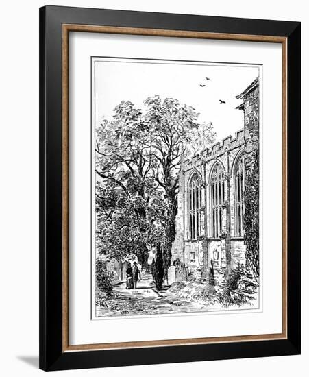 The Chancel of Stratford Church, Stratford-Upon-Avon, Warwickshire, 1885-Edward Hull-Framed Giclee Print