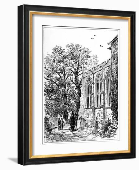 The Chancel of Stratford Church, Stratford-Upon-Avon, Warwickshire, 1885-Edward Hull-Framed Giclee Print