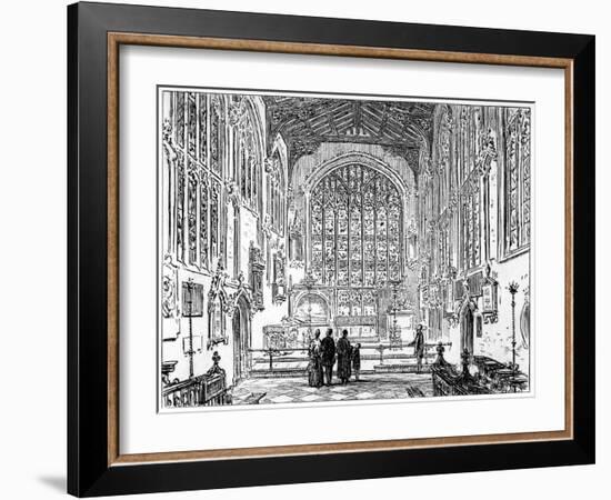 The Chancel of Stratford Church, Stratford-Upon-Avon, Warwickshire, 1885-Edward Hull-Framed Giclee Print