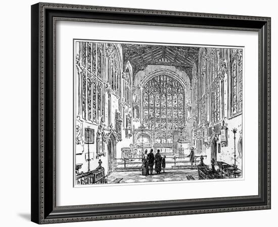 The Chancel of Stratford Church, Stratford-Upon-Avon, Warwickshire, 1885-Edward Hull-Framed Giclee Print