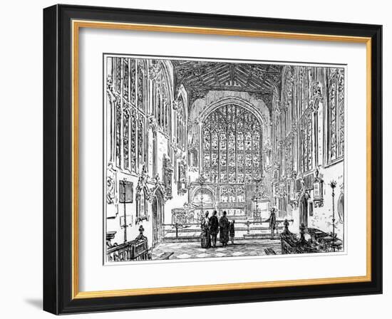 The Chancel of Stratford Church, Stratford-Upon-Avon, Warwickshire, 1885-Edward Hull-Framed Giclee Print