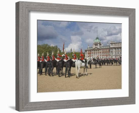 The Changing of the Guard, Horse Guards Parade, London, England, United Kingdom, Europe-James Emmerson-Framed Photographic Print