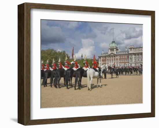 The Changing of the Guard, Horse Guards Parade, London, England, United Kingdom, Europe-James Emmerson-Framed Photographic Print