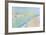 The Channel at Gravelines, Petit Fort Philippe-Georges Seurat-Framed Art Print