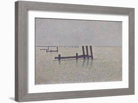 The Channel at Nieuwpoort, C. 1889-Alfred William Finch-Framed Giclee Print