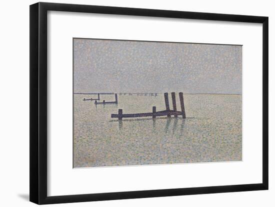 The Channel at Nieuwpoort, C. 1889-Alfred William Finch-Framed Giclee Print