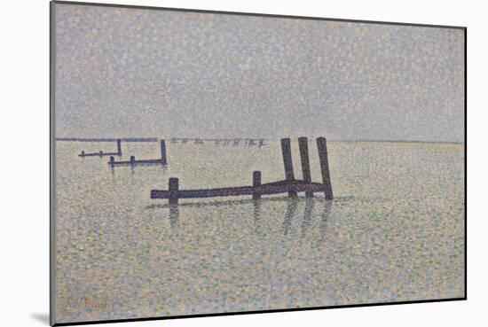 The Channel at Nieuwpoort, C. 1889-Alfred William Finch-Mounted Giclee Print