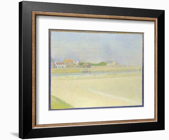 The Channel of Gravelines, Grand Fort-Philippe, 1890-Georges Seurat-Framed Giclee Print