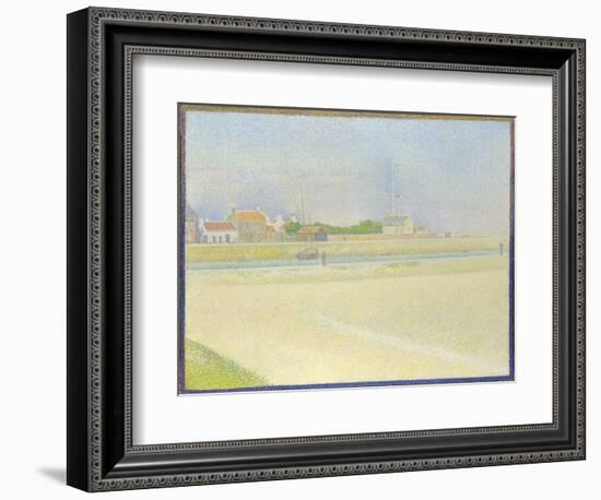 The Channel of Gravelines, Grand Fort-Philippe, 1890-Georges Seurat-Framed Giclee Print