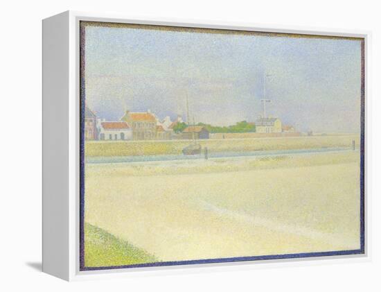 The Channel of Gravelines, Grand Fort-Philippe, 1890-Georges Seurat-Framed Premier Image Canvas