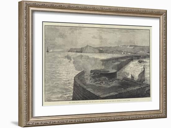 The Channel Tunnel at Dover-null-Framed Giclee Print