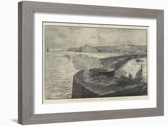 The Channel Tunnel at Dover-null-Framed Giclee Print