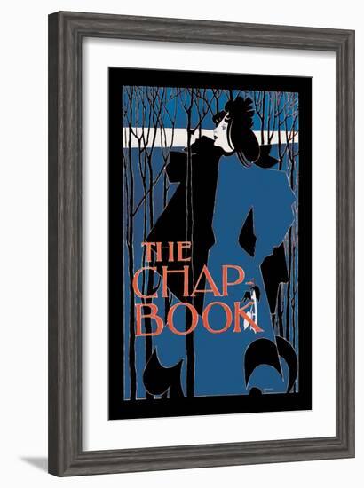 The Chap Book: "Blue Lady"""-Will H. Bradley-Framed Art Print