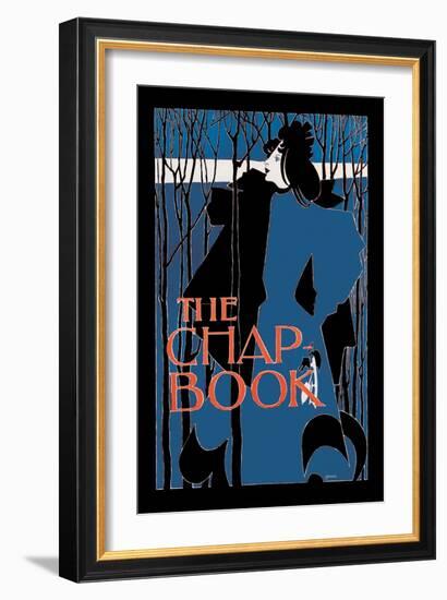 The Chap Book: "Blue Lady"""-Will H. Bradley-Framed Art Print