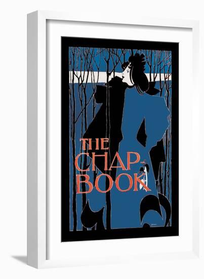 The Chap Book: "Blue Lady"""-Will H. Bradley-Framed Art Print