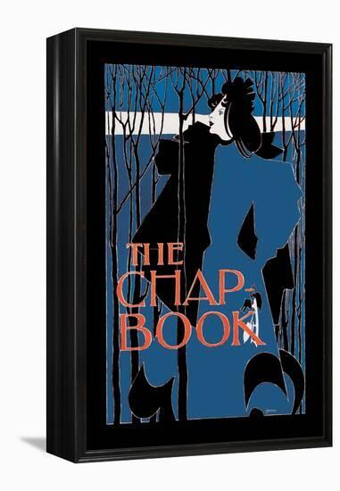 The Chap Book: "Blue Lady"""-Will H. Bradley-Framed Stretched Canvas