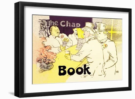 The Chap Book-Henri de Toulouse-Lautrec-Framed Art Print