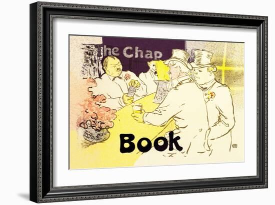 The Chap Book-Henri de Toulouse-Lautrec-Framed Art Print