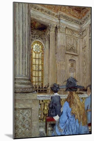 The Chapel at the the Chateau of Versailles by Edouard Vuillard-null-Mounted Giclee Print