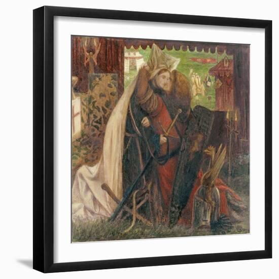 The Chapel before the Lists-Dante Gabriel Rossetti-Framed Giclee Print