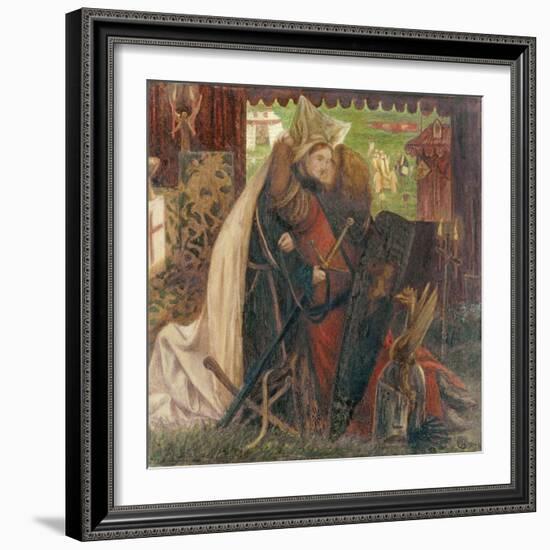 The Chapel before the Lists-Dante Gabriel Rossetti-Framed Giclee Print