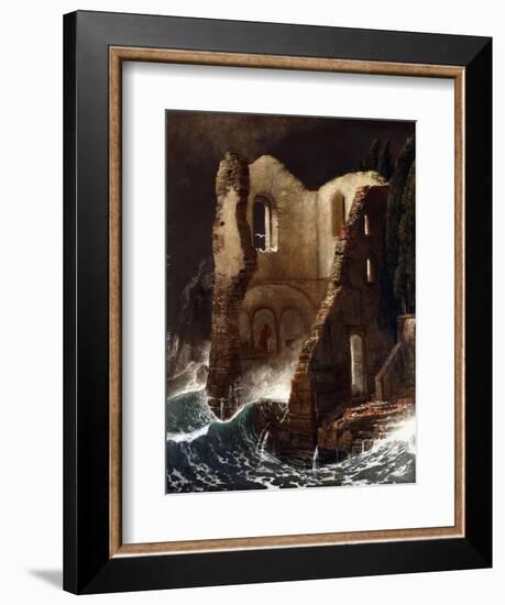 The Chapel; Die Kapelle, 1898-Arnold Bocklin-Framed Giclee Print