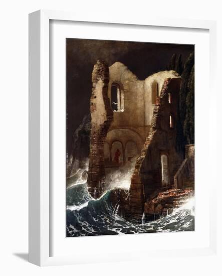 The Chapel; Die Kapelle, 1898-Arnold Bocklin-Framed Giclee Print