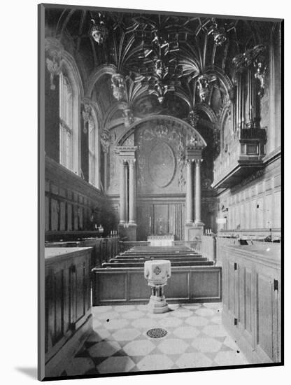 'The Chapel, Hampton Court Palace', 1903-Unknown-Mounted Giclee Print