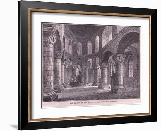 The Chapel in the White Tower, Tower of London-John Fulleylove-Framed Giclee Print