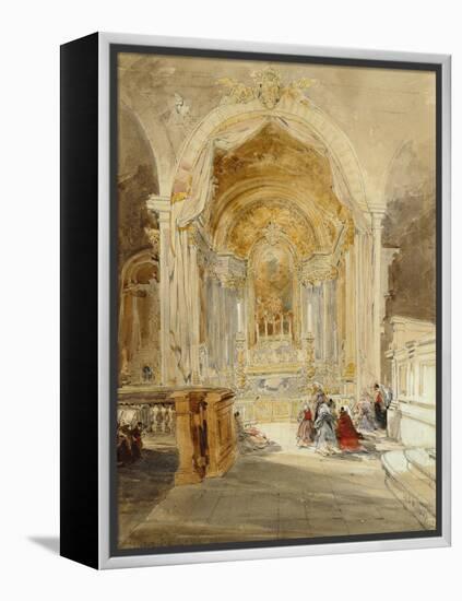 The Chapel of St John the Baptist, San Roque, Lisbon, 1837-James Holland-Framed Premier Image Canvas