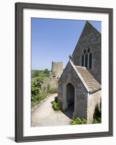The Chapel of the 14th Century Farleigh Hungerford Castle, Somerset, England, UK, Europe-Ethel Davies-Framed Photographic Print