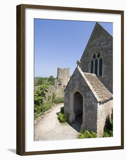 The Chapel of the 14th Century Farleigh Hungerford Castle, Somerset, England, UK, Europe-Ethel Davies-Framed Photographic Print