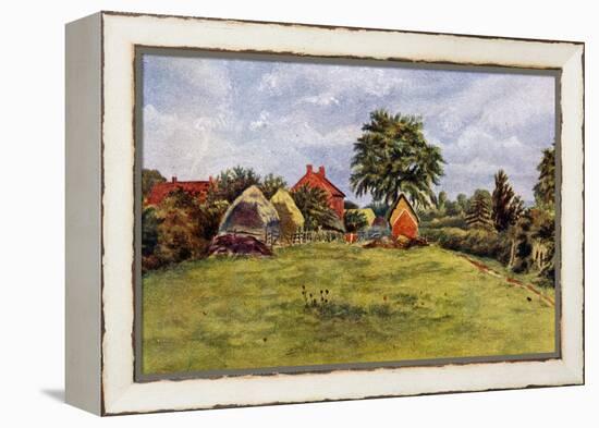 'The Chappells' cottage at Rolleston' by Kate Greenaway-Kate Greenaway-Framed Premier Image Canvas