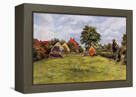 'The Chappells' cottage at Rolleston' by Kate Greenaway-Kate Greenaway-Framed Premier Image Canvas