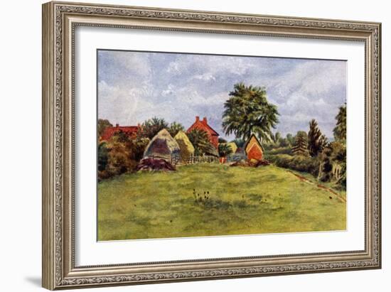 'The Chappells' cottage at Rolleston' by Kate Greenaway-Kate Greenaway-Framed Giclee Print