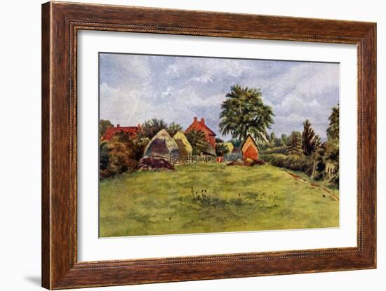 'The Chappells' cottage at Rolleston' by Kate Greenaway-Kate Greenaway-Framed Giclee Print