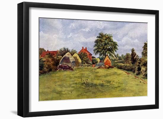 'The Chappells' cottage at Rolleston' by Kate Greenaway-Kate Greenaway-Framed Giclee Print