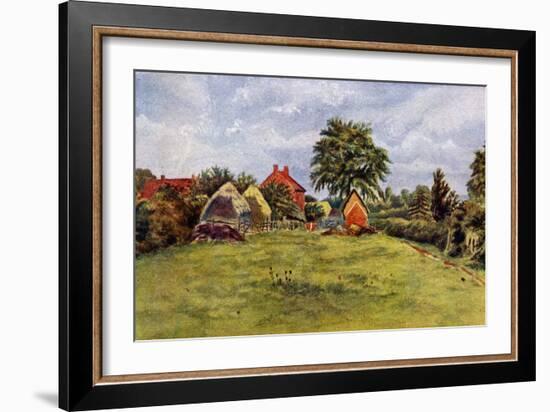 'The Chappells' cottage at Rolleston' by Kate Greenaway-Kate Greenaway-Framed Giclee Print