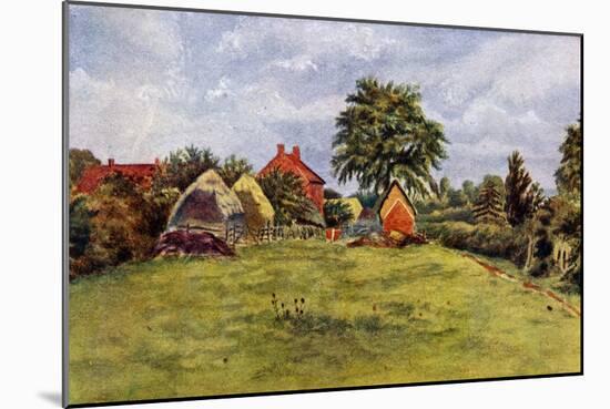 'The Chappells' cottage at Rolleston' by Kate Greenaway-Kate Greenaway-Mounted Giclee Print