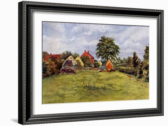 'The Chappells' cottage at Rolleston' by Kate Greenaway-Kate Greenaway-Framed Giclee Print