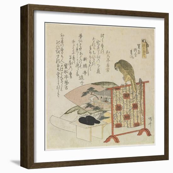 The Chapters of Sekiya, E-Awase and Matsukaze-Ryuryukyo Shinsai-Framed Giclee Print