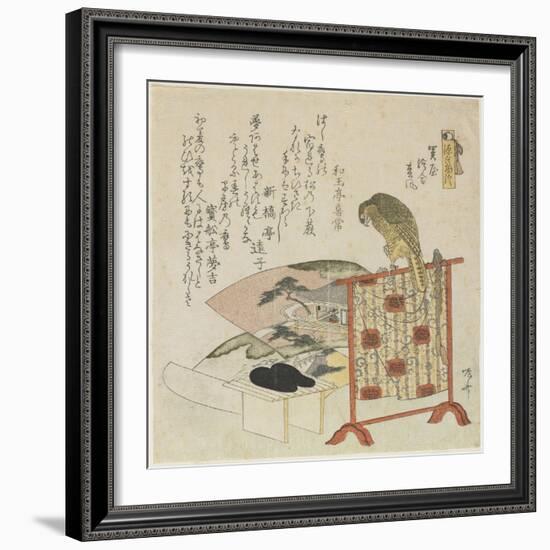 The Chapters of Sekiya, E-Awase and Matsukaze-Ryuryukyo Shinsai-Framed Giclee Print