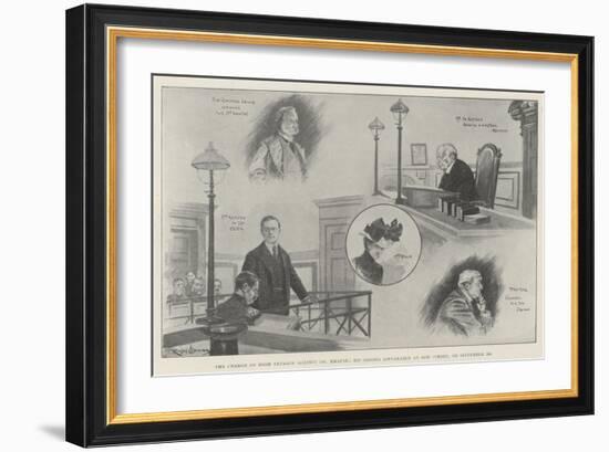 The Charge of High Treason Against Dr Krause, His Second Appearance at Bow Street, on 10 September-Ralph Cleaver-Framed Giclee Print