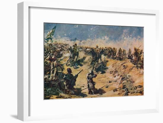 'The Charge of the 21st Lancers at Omdurman, 1898' (1906)-Unknown-Framed Giclee Print