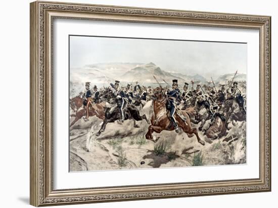 The Charge of the Light Brigade, 1895-Richard Caton Woodville-Framed Photographic Print