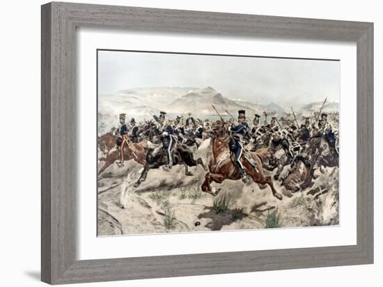 The Charge of the Light Brigade, 1895-Richard Caton Woodville-Framed Photographic Print