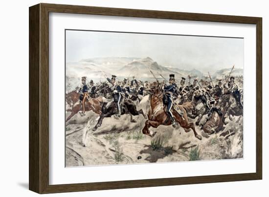 The Charge of the Light Brigade, 1895-Richard Caton Woodville-Framed Photographic Print