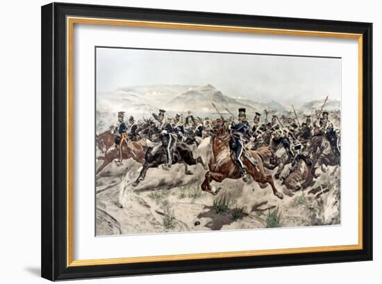 The Charge of the Light Brigade, 1895-Richard Caton Woodville-Framed Photographic Print